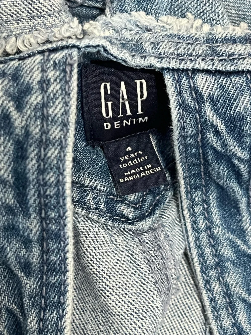 GAP Distressed Blue Denim Women's Overalls